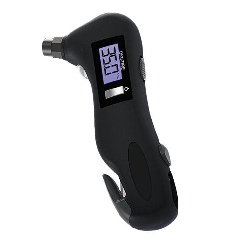 LED Digitaler Reifendruckmesser für Autos 150PSI 5 in 1 Multifunktionaler Autoreifen-Tester, Reifendrucksensor