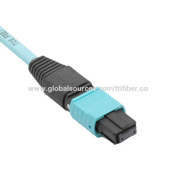 MTP MPO OM3 12 core fiber-optic connector, MTP female connector MPO ...