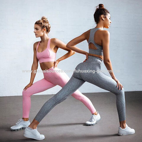 Buy China Wholesale Odm/oem Sexy Women Active Wear Recycled Fabric Yoga  Sports Bra And Leggings & Recycled Fabric Active Wear $8