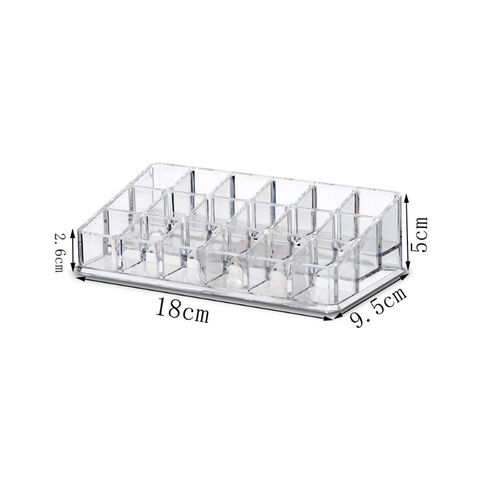 Caixa Organizadora de Acrílico Transparente, Separador, Armazenamento, Caixa Organizadora de Cosméticos em Acrílico Caixa de acrílico PMMA for sale at factory direct price