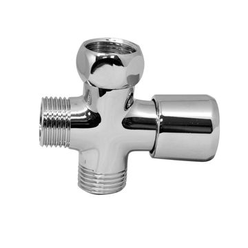 Buy Wholesale Taiwan Brass 3-way Shower Arm Diverter In Chrome Finish ...