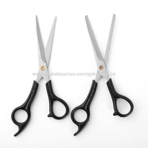 Buy Wholesale China Professional Beauty Salon Hairdressing Stainless Steel  Plastic Handle Barber Hair Cutting Scissors & Barber Scissors at USD  |  Global Sources