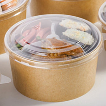 Buy Wholesale China Hot Sale Custom Logo Disposable Kraft Paper Salad ...