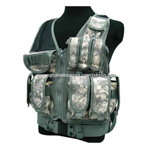 High Quality Airsoft Acu Camo Tactical Combat Mesh Vest - Expore China ...