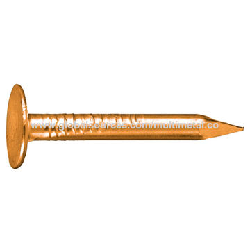 Copper Nail Big Flat Head Blued Construction Nail,concrete Nail 