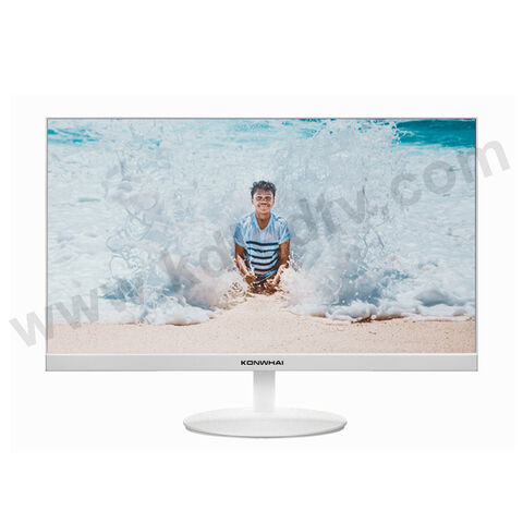 Led Monitor Desktop Desktop Monitor 20 Inch Led Pc Monitor In White Colour, Computer ...