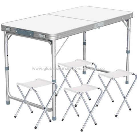TREKOLOGY Mesa auxiliar de camping pequeña que se pliega ligera, mesa de  campaña plegable, mesa de campamento plegable, mesa de camping pequeña,  mesa