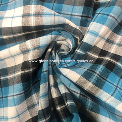 plaid jersey fabric
