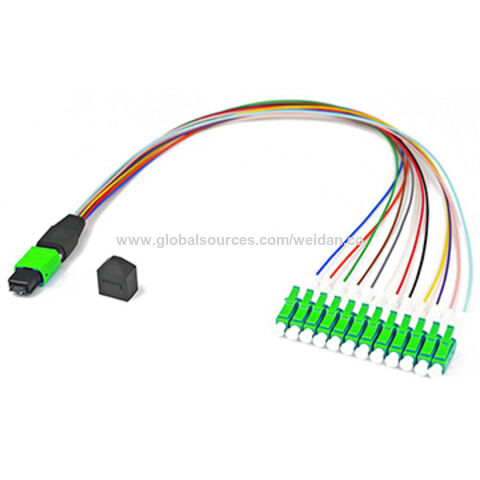MPO Fanout Cable de conexión MPO a 12X LC 1 metro for sale at factory direct price