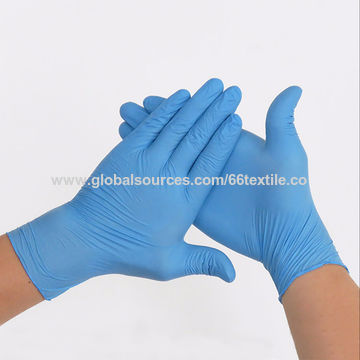 plastic medical gloves