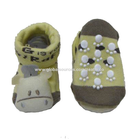 Calcetines con suela online de goma para bebe