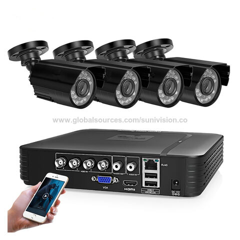 OEM de fábrica ecomonic 1080N 4CH sistema de cámara de seguridad AHD DVR kit de videovigilancia