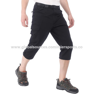 45019 Globetrotter Molecule 3/4 Pants Black - Cargo Pants
