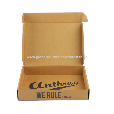 Free sample CMYK Customized Print Matte Corrugated Shipping Paper Boxes