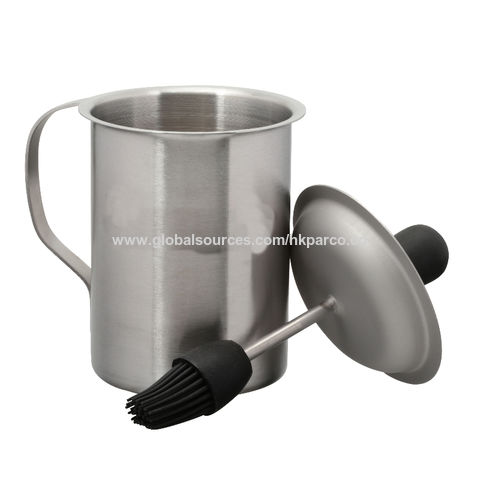 sauce pot and basting brush set