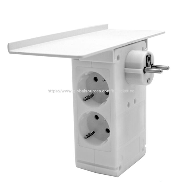 EU 4 Steckdosen Wandsteckdose Steckdosenleiste mit USB
