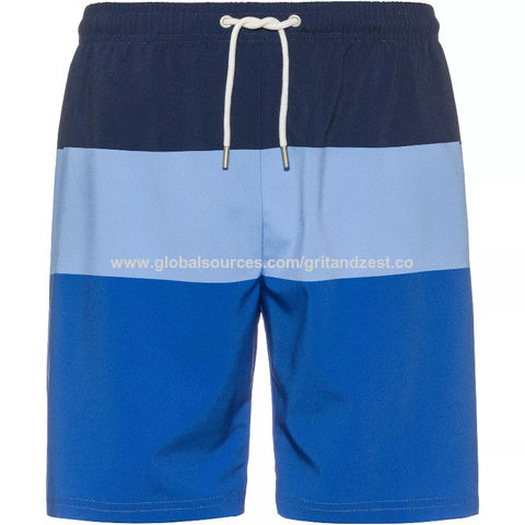 Short de bain slim pour homme avec poches à fermeture à glissière maillot  de bain à séchage rapide Maillot de bain de sport