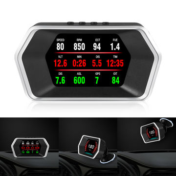 Nouveau GPS OBD2+P17 Compteur d'affichage HUD Voiture Smart OBD2 Outil de  diagnostic automatique de jauge - Chine Hud, la tête d'affichage