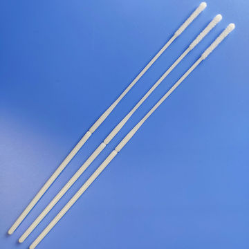 Paquet 100 Écouvillons Nasopharyngés Nylon Floqués - Stériles Emballés Individuellement