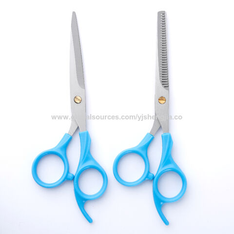 Tijeras de peluquería profesionales de acero inoxidable de alta calidad con mango elegante y personalizado para barberos