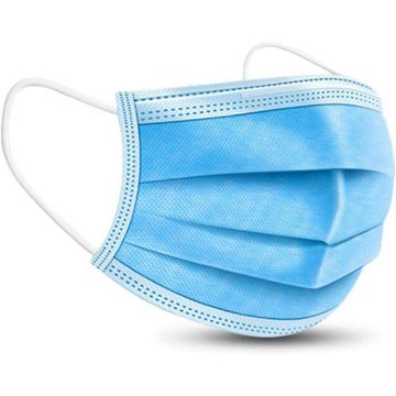 Buy Wholesale China Blue Color 3 Ply Disposable Face Mouth Masks Anti ...