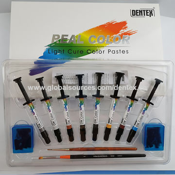 Dx Color Nano Flowable Light Cure Composite Kit, Stain Composite, Color  Composite, Color Flowable - Buy China Wholesale Stain Composite $70