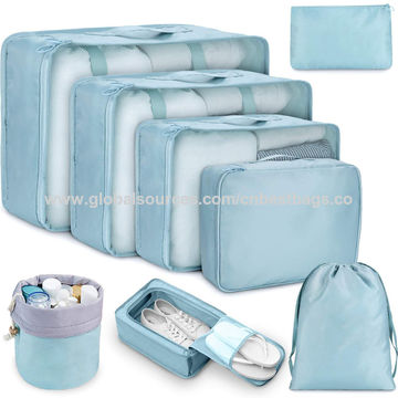 6pcs Travel Clothes Storage Bag Set, Family Packaging Cube Luggage  Organizer, Perfect Packing Solution For Students And Classrooms