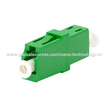 Buy Wholesale China LC/APC SM Simplex Fiber Optic Adapter with Flange ...