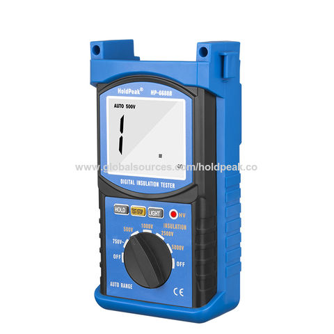 5000V Digital Insulation Resistance Tester Professional AUTO Data Hold Portable Tester for sale at factory direct price