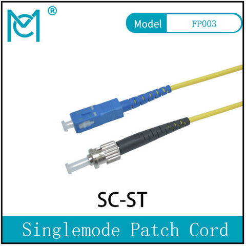 MC fibra óptica monomodo Patch Cord dúplex SC/ST for sale at factory direct price