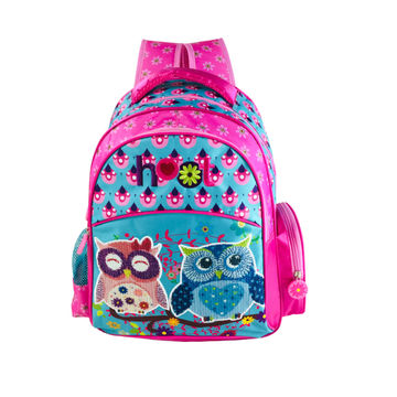 sequin owl backpack