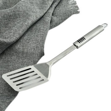 Stainless Steel Handle Non-stick Slotted Pancake Turner Spatula