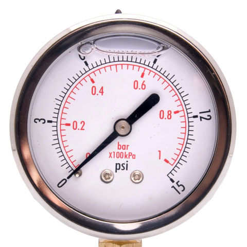 China 2-1/2" Liquid Filled Pressure Gauges - Stainless Steel Case ...