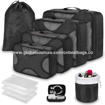 Buy Wholesale China Packing Cubes For Travel 8pcs Travel Cubes Set Foldable Suitcase  Organizer Luggage Storage Bag & Travel Luggage Packing Organizers Set at  USD 6.21