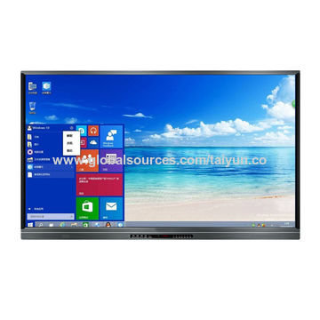China 75 inch 4k HD multi touch interactive whiteboard for classroom on ...
