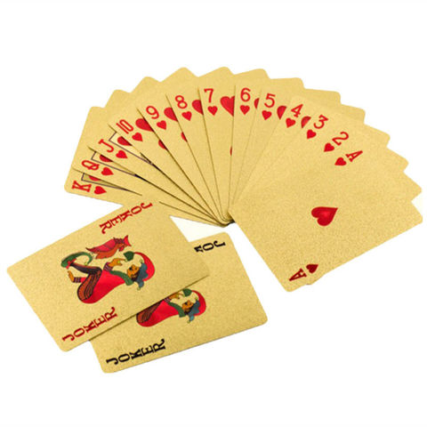 Buy Wholesale China Custom Made Gold Stamp Foil Paper/plastic Pvc Poker ...