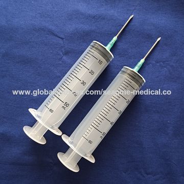 Seringue médicale jetable seringue 20 ml avec aiguille hypodermique 20 g  excentrique 1, 1/2 pouce du fabricant de Chine - Forlong Medical