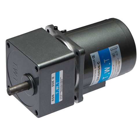 110V 220V Single/Three Phase AC/DC Induction Gear Motor Compact With Speed  Controller