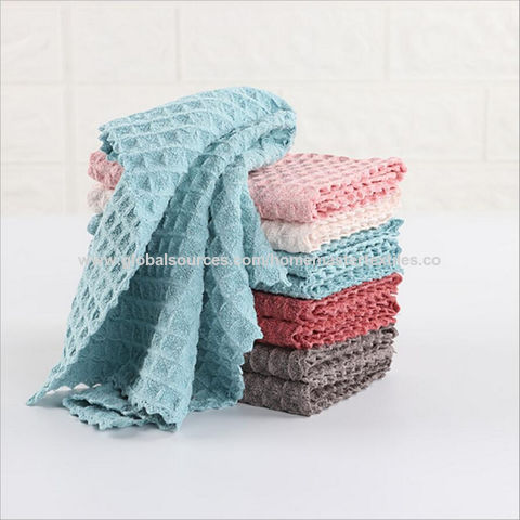 1/3Pcs 100% Cotton Dish Towels for Kitchen,Soft Terry Dish Cloths Washing  Dishes,Quick