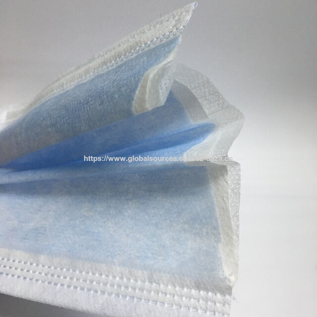 Masques de Protection Jetables 3 Couches Anti-Bactéries Non-Tissé Certifiés CE et FDA for sale at factory direct price