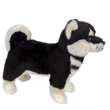 plush black dog