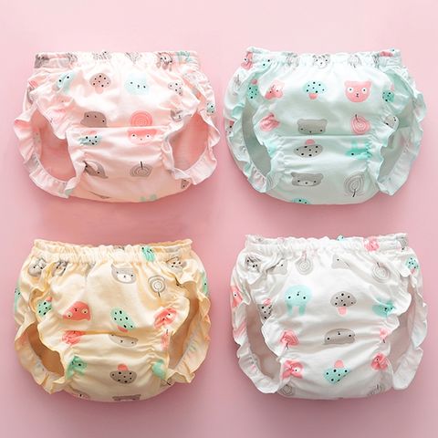5-pack Custom Print Girls Boyshort Panty Soft Cotton Briefs