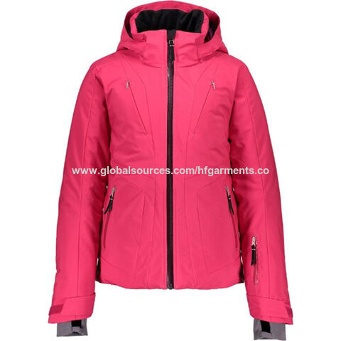 waterproof padded coat with hood