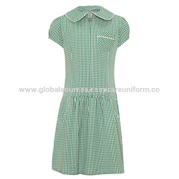 Plaid school uniform on sale dress