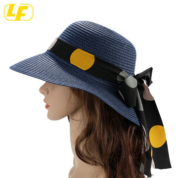 Summer Womens Foldable Wide Large Brim Beach Sun Hat Straw Beach Cap for Ladies Elegant Hats Girls Vacation Tour Hat 