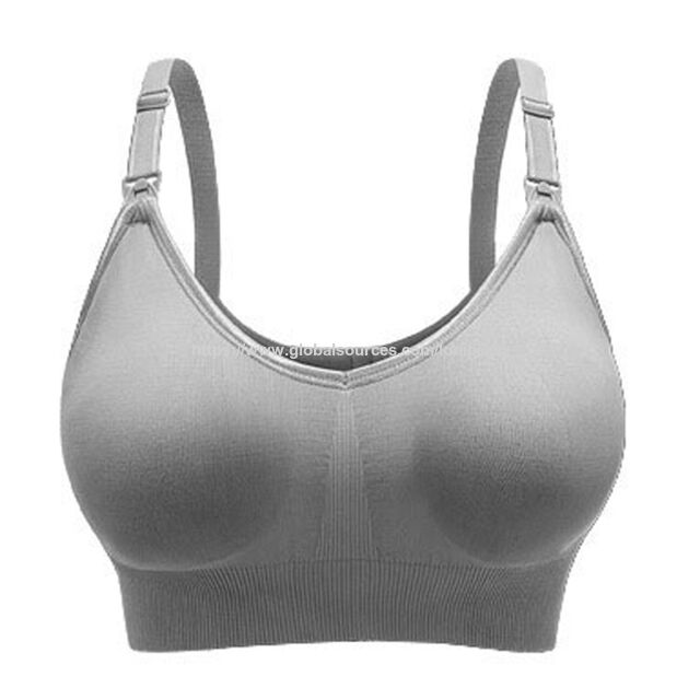 Sujetador de Maternidad de Algodón Cómodo Talla Grande para Mujer 2026 - Sujetador de Lactancia for sale at factory direct price