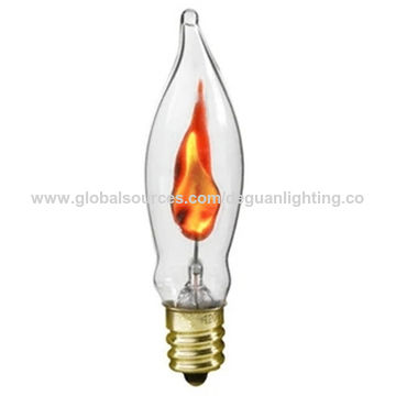 3w Ca5 Candelabra Incandescent Flicker Flame Light Bulb $0.55 - Wholesale  China Flicker Flame Bulb at factory prices from Dongguan DeGuan Electric  Co., Ltd.