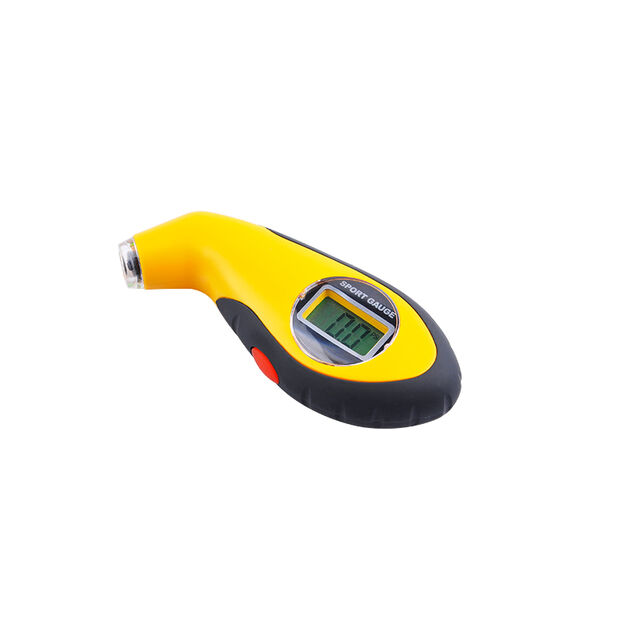 مقياس ضغط إطارات رقمي LCD صغير أصفر - مقياس ضغط العجلات for sale at factory direct price