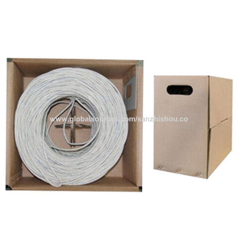 305m Fluke Test Solid Copper 4-pair 24AWG Ethernet Cable Cat5E for sale at factory direct price