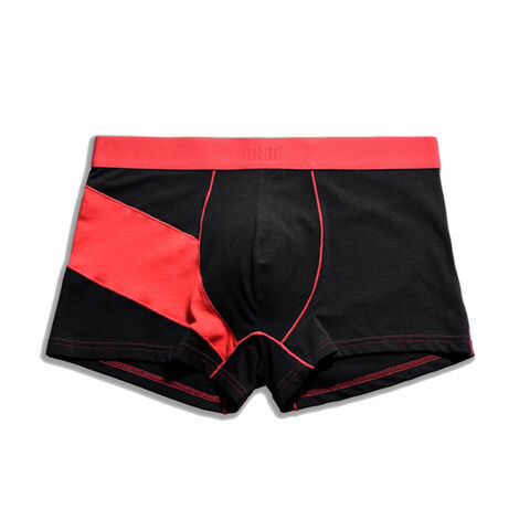 Buy Wholesale China Solid Color Men's Underwear, Four Needles Six Lines ...